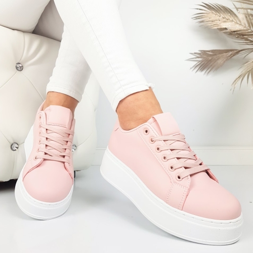 Розови дамски кецове- Frea Pink 11861