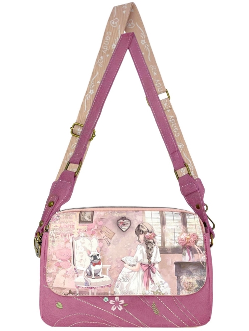 Дамска чанта за през рамо- Sweet & Candy Pink 11862