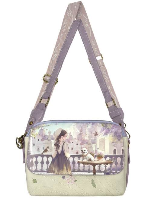 Дамска чанта за през рамо- Sweet & Candy Purple 11864