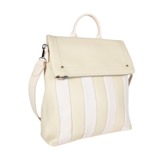 2 в 1 чанта-раница с капак- Amanda Beige 11899