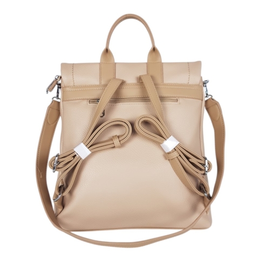 2 в 1 чанта-раница с капак- Amanda Beige 11901