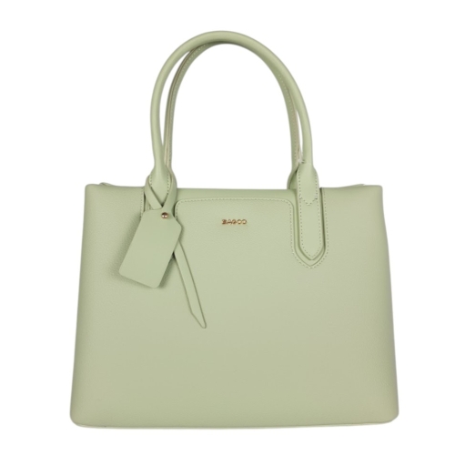 Чанта с три отделения в зелен цвят- Frea Beige 11903