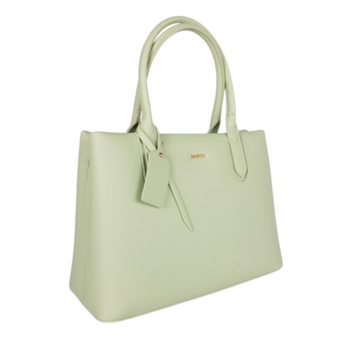 Чанта с три отделения в зелен цвят- Frea Beige 11903