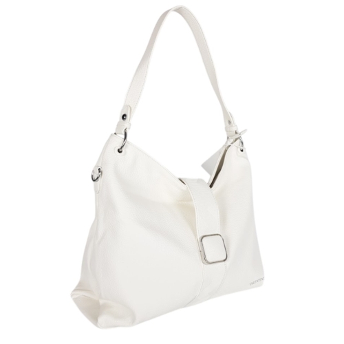 Бяла чанта тип торба- Mika White 11905