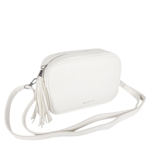 Бяла чанта за през рамо- Maxfay 11910