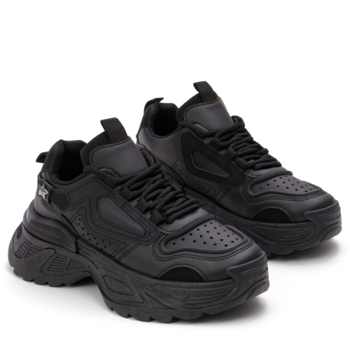 Черни дамски маратонки- Kendi Black 11924