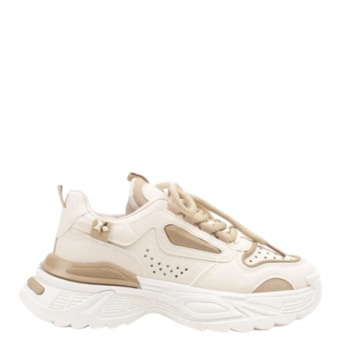 Бежови дамски маратонки- Kendi Beige 11874