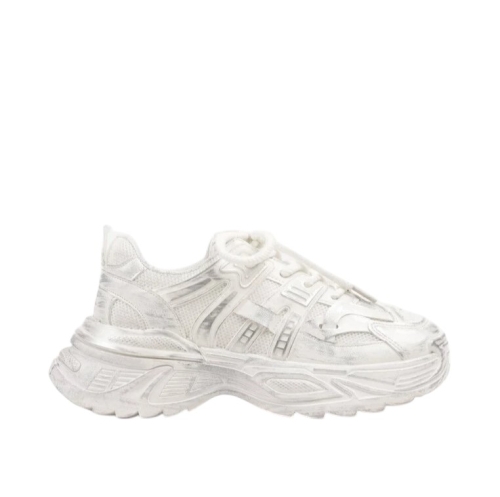 Бели дамски маратонки- Vera White 11876