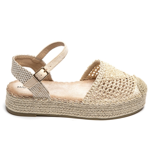 Дамски бежови есоадрили- Klara Beige 12005