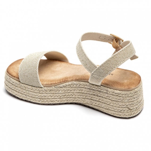 Дамски сандали на платформа- Krina Beige 5989