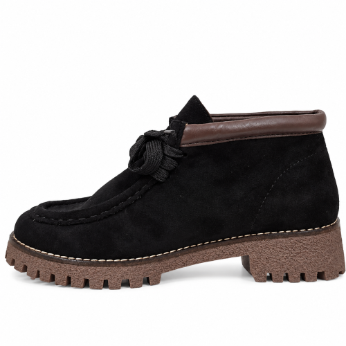 Черни велурени кларкове- Klara Black 12372