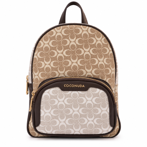 Дамска раница с две отделения- Coco Beige 12397