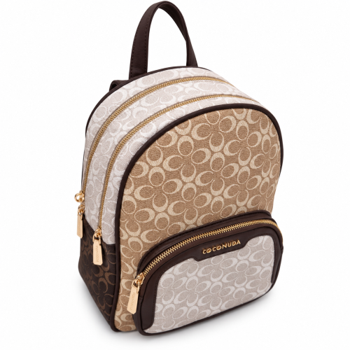 Дамска раница с две отделения- Coco Beige 12397