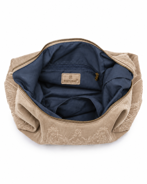Дамска чанта тип торба в цвят каки- Mira Khaki 12463