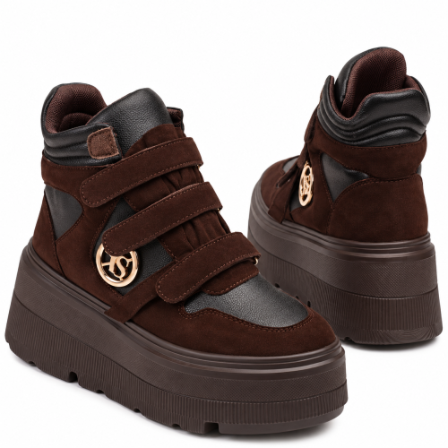 Високи кецове на платформа- Dara Brown 12496