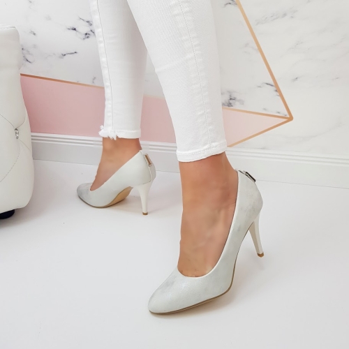 Дамски елегантни обувки в бяло- Arona